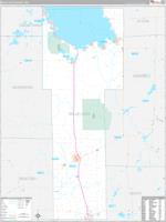 Mille Lacs, Mn Carrier Route Wall Map